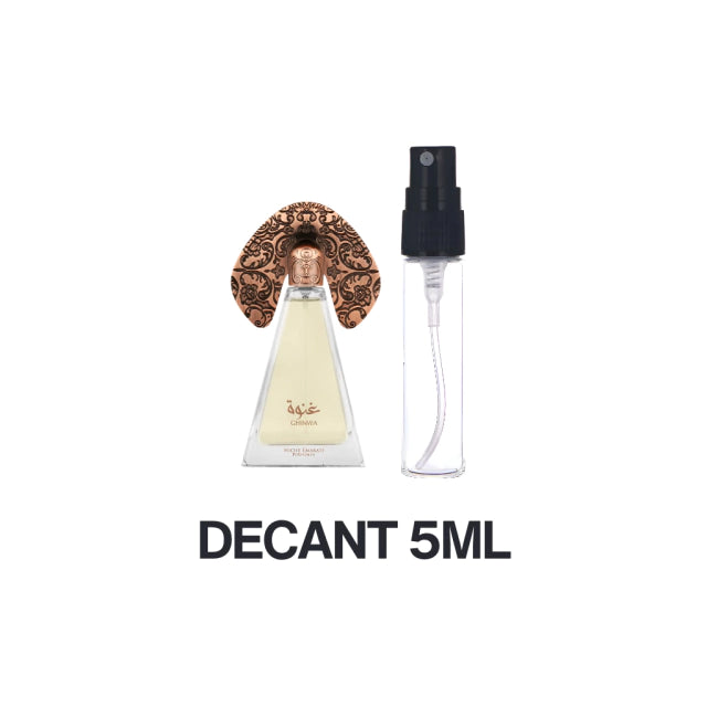 DECANT LATTAFA NICHE EMARATI GHINWA 5ML