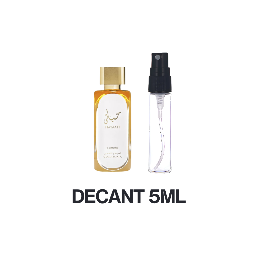 DECANT LATTAFA HAYAATI GOLD ELIXIR EDP 5ML