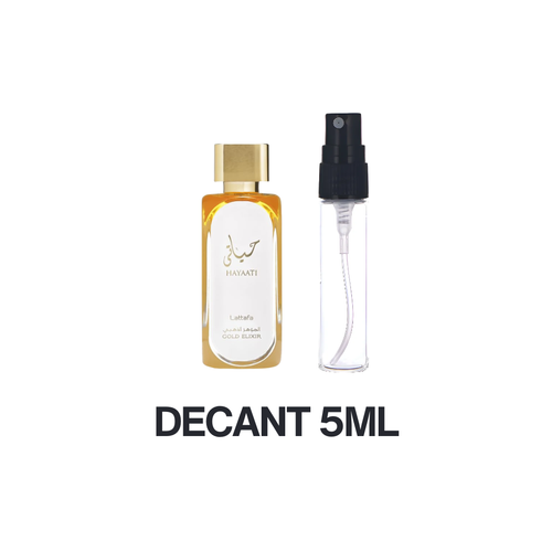 DECANT LATTAFA HAYAATI GOLD ELIXIR EDP 5ML